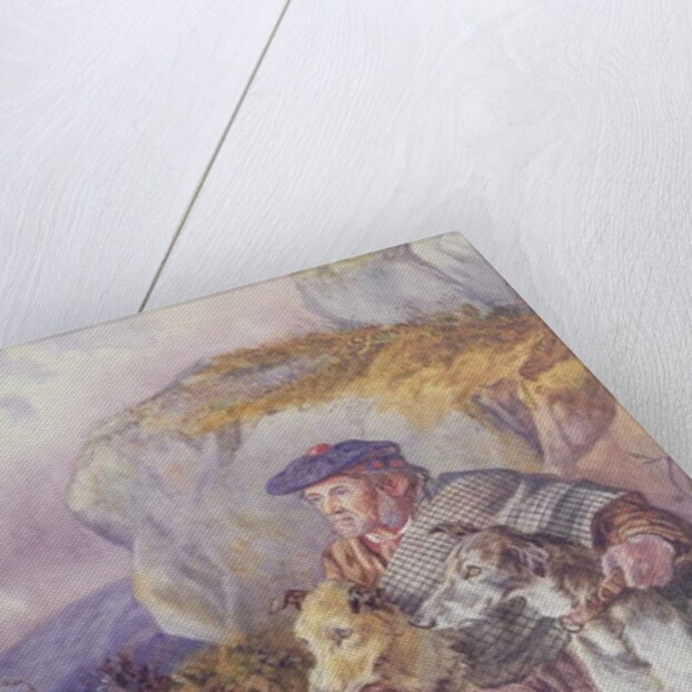 Ghillie and Deerhounds, 1874 by Richard Ansdell