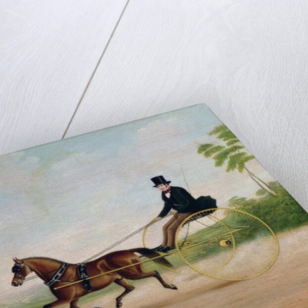 Study of a gentleman in a gig by Joseph Clark