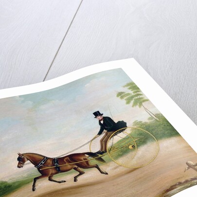 Study of a gentleman in a gig by Joseph Clark