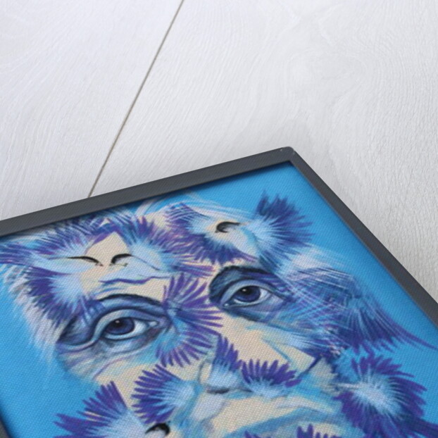 Albert Einstein and Chickadees, 2015 by Irina Corduban