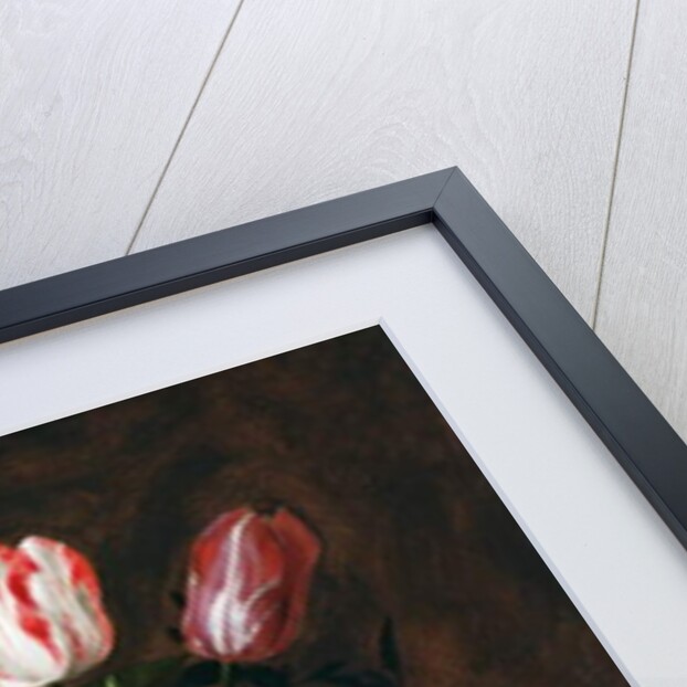 Flowers in a vase by Johannes Antonius van der Baren