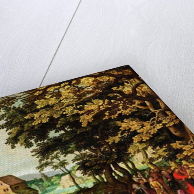 Landscape with Christ healing the Blind Man by Johann Jacob Besserer