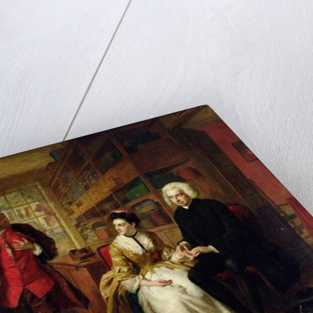 The Pulse, the Husband, 1869 by William Powell Frith