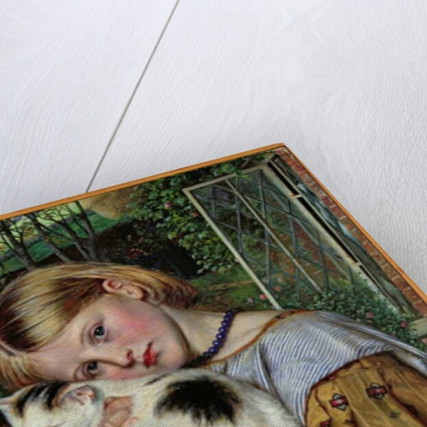 A Girl with a Cat, 1860 by Robert Braithwaite Martineau