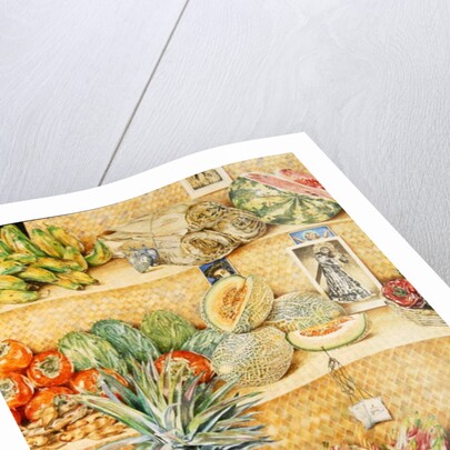 Fruit-stall, La Laguinilla, 1998 by James Reeve