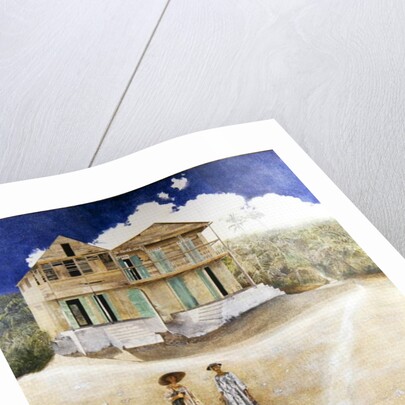 Two Old Sisters, Jacmel, Haiti, 1974 by James Reeve