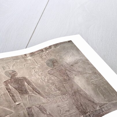 Craftsmen from the South wall of the Mastaba Chapel of Ti, Old Kingdom by Egyptian 5th Dynasty