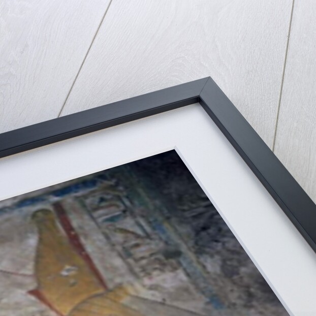 Relief of Sethos I and Isis, New Kingdom by Egyptian 19th Dynasty