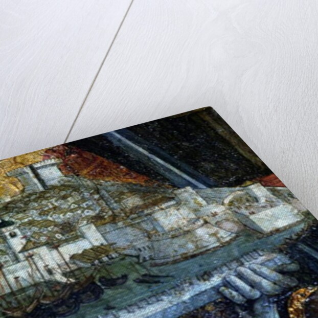 The walled city carried by St. Blaise by Nikola Bozidarovic