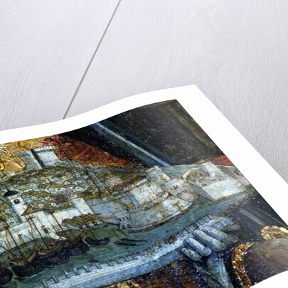 The walled city carried by St. Blaise by Nikola Bozidarovic