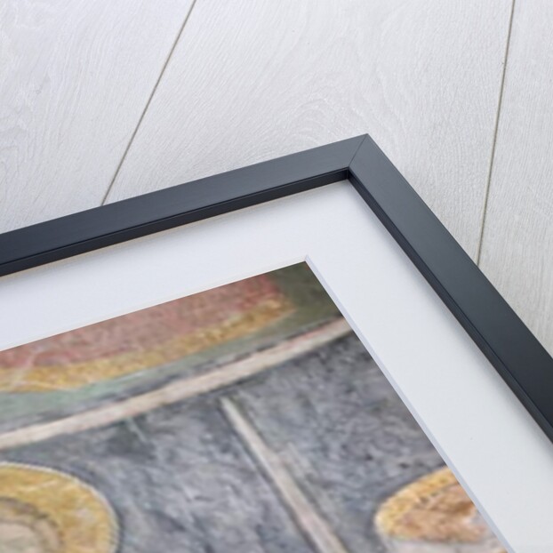 Fresco of St. Procopius in the church, 1413-17 by Morava School