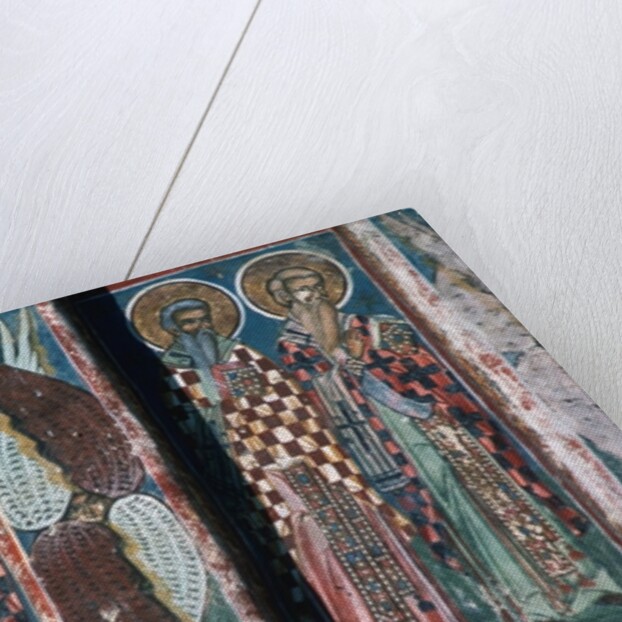 Detail of painting, south apse of the church, 1535 by Romanian School