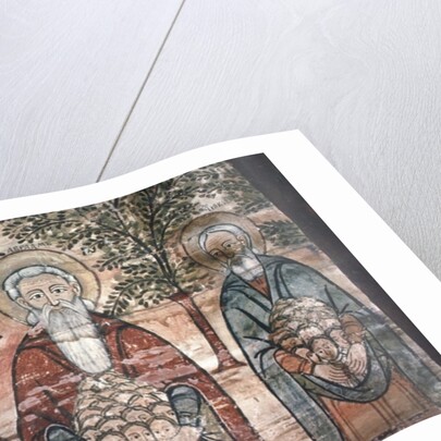 Souls in Paradise, wall painting, Church on the Hill, 1782 by Romanian School