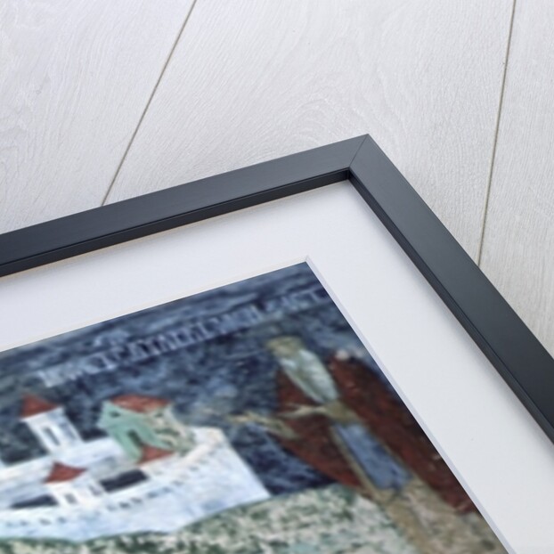 Gothic window and the life of St Pachomius by Romanian School