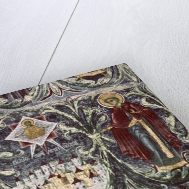 Solomon, detail from the Tree of Jesse, south wall of the church, c.1601 by Romanian School