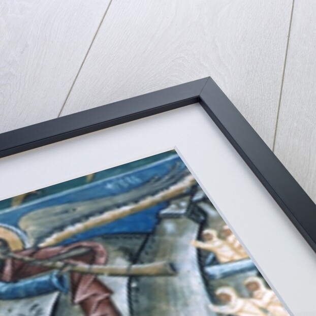 Animals disgorging, detail from The Last Judgement, 1547-50 by Romanian School