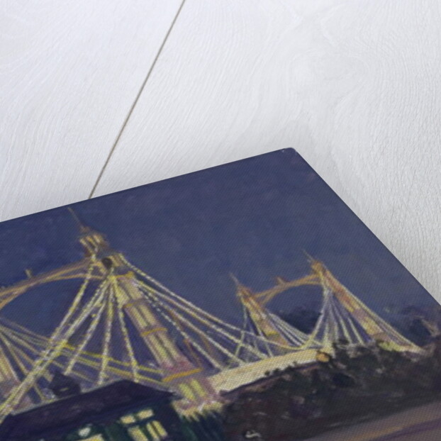 Albert Bridge - Night by Julian Barrow
