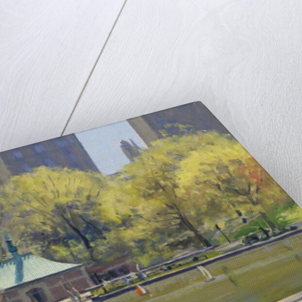 The Boating Lake, Central Park, New York, 1997 by Julian Barrow