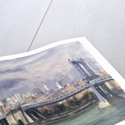 Manhattan Bridge, New York, 1996 by Julian Barrow