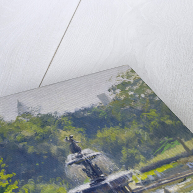 The Bethesda Fountain, Central Park, 1996 by Julian Barrow