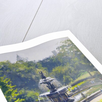 The Bethesda Fountain, Central Park, 1996 by Julian Barrow