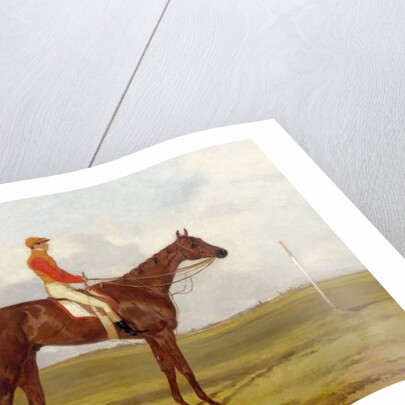 A Portrait of 'The Cossack', Winner of the 1847 Derby with S. Templeman Up, 1847 by Harry Hall