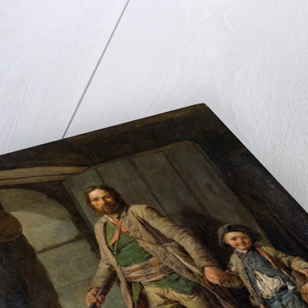 The Departure of the Poacher, 1781 by Nicolas-Bernard Lepicie