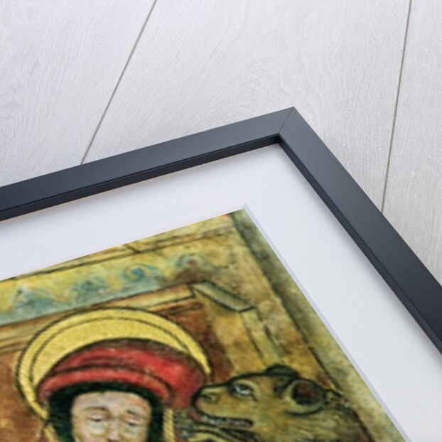 St. Mark writing his gospel by French School