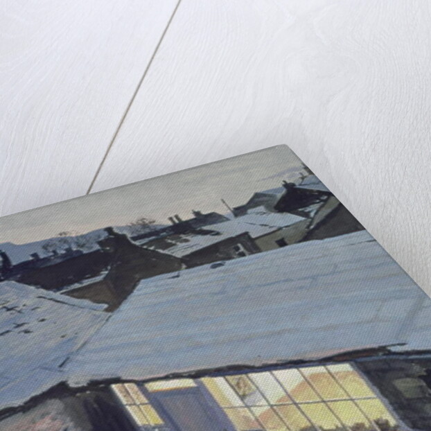 Winter Evening - My Studio by John Cooke