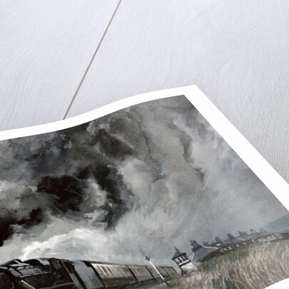 Steam Train at Garsdale, Cumbria by John Cooke