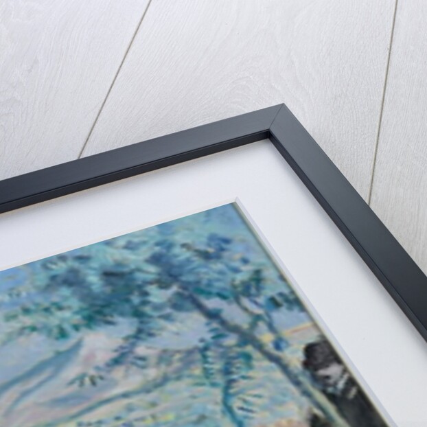 Visiting Cezanne or Cezanne painting in the countryside by Maurice Denis