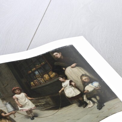 The Skipping Rope, 1883 by Janet Archer