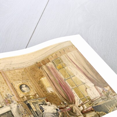 Drawing Room at Bryn Glas, Monmouthshire, 1871 by Julia Mackworth