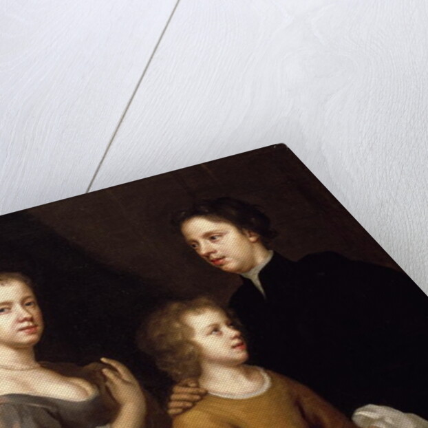 Self Portrait with husband, Charles and son, Bartholomew, c.1659-60 by Mary Beale