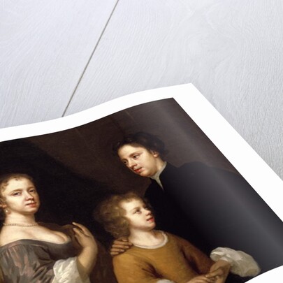 Self Portrait with husband, Charles and son, Bartholomew, c.1659-60 by Mary Beale
