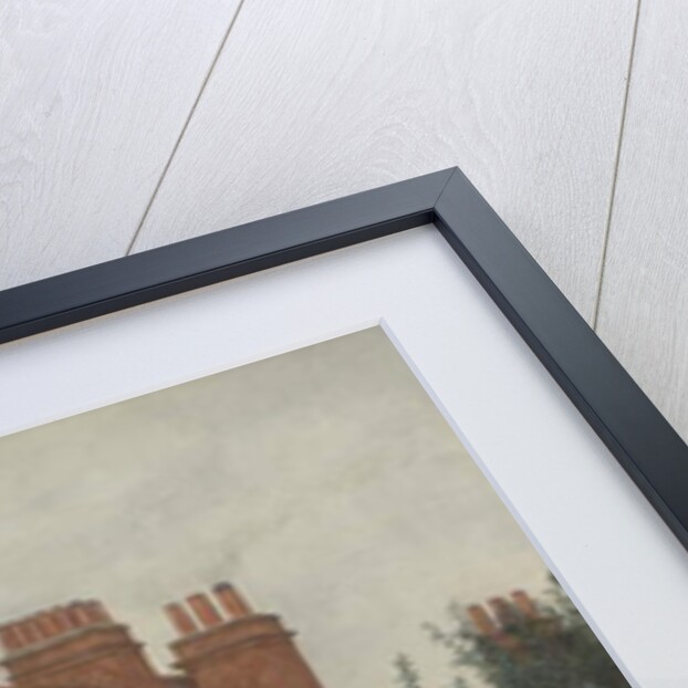 View of a garden in Bedford Park, 1885 by Frederick Hamilton Jackson