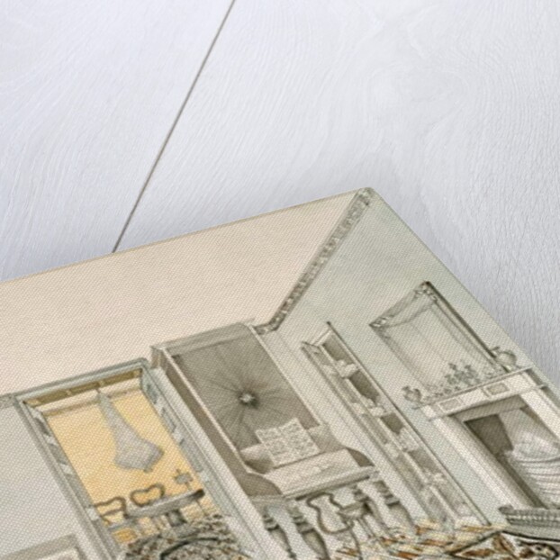 View of a drawing room, c.1835-40 by Unknown Artist