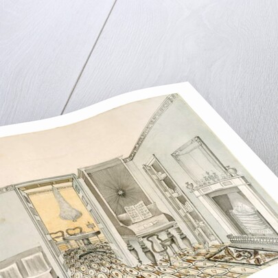 View of a drawing room, c.1835-40 by Unknown Artist