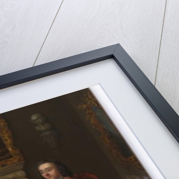 Portrait of a family in an interior, thought to be the Roubel family, 1750s by English School