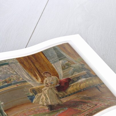 An Interior with two Ladies, 1880 by A. Trevor Haddon