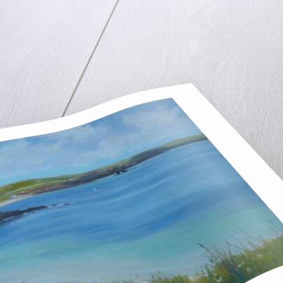 Thurlestone Beach, calm summer day, 2016 by Jennifer Wright