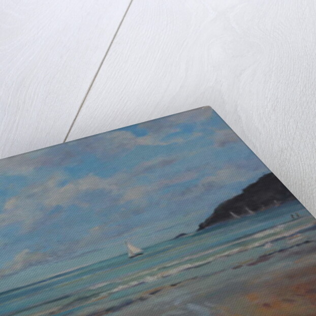 Northsands Salcombe, sailing, 2016 by Jennifer Wright