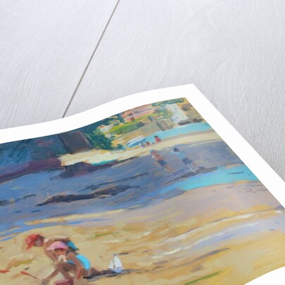 Salcombe Beach, Children by Jennifer Wright