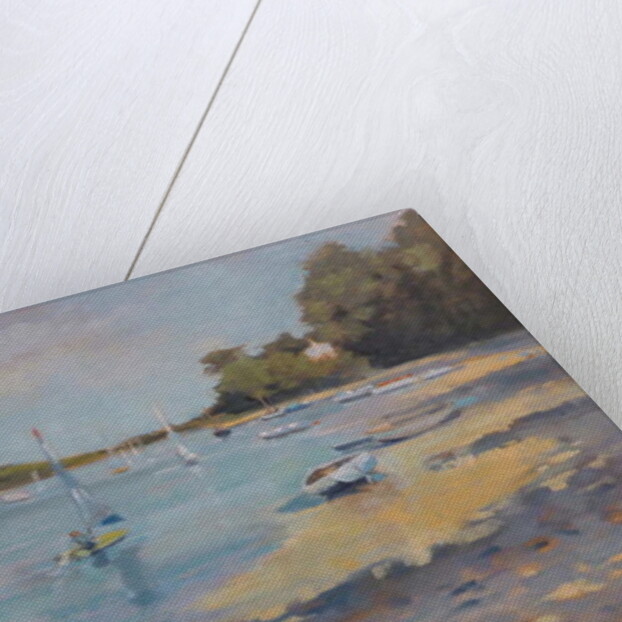 Salcombe, Red Sail by Jennifer Wright