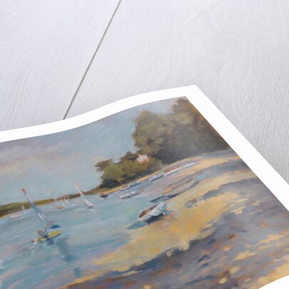 Salcombe, Red Sail by Jennifer Wright