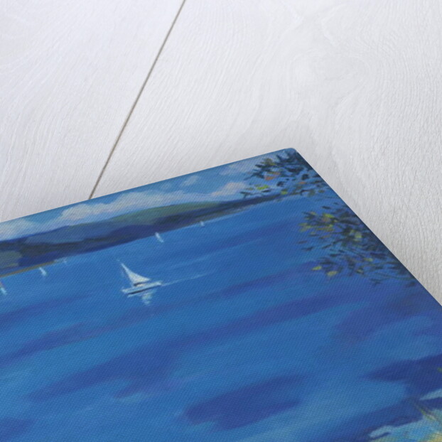 Salcombe - Blue Morning, 2000 by Jennifer Wright