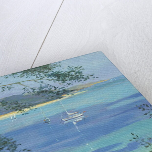 Moored Yacht - Perfect Day, 2000 by Jennifer Wright