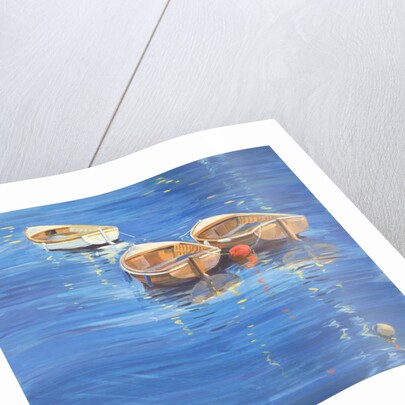 Moored Dinghies, 1998 by Jennifer Wright