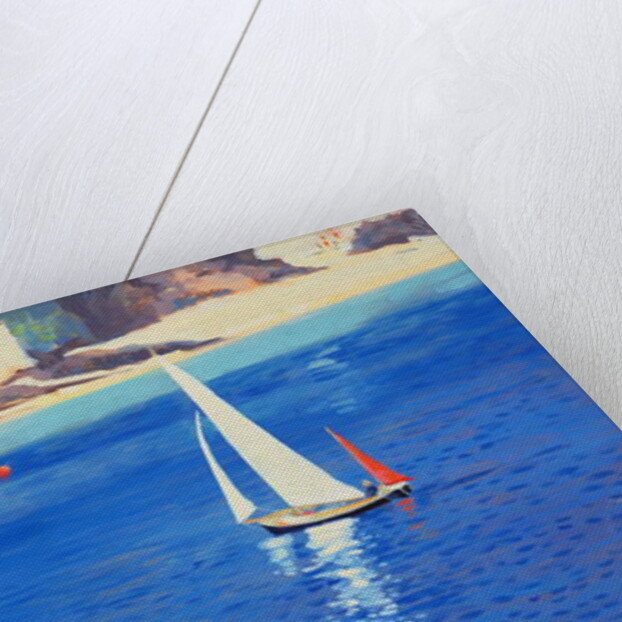 Salcombe - Yawl near Millbay, 1999 by Jennifer Wright