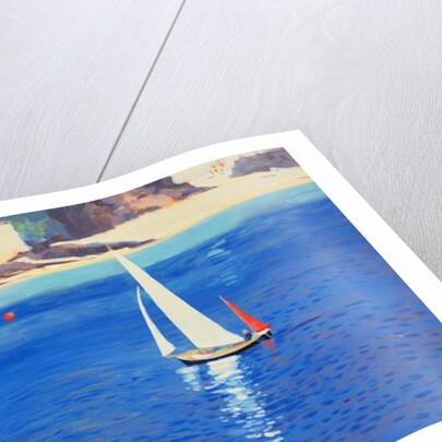 Salcombe - Yawl near Millbay, 1999 by Jennifer Wright